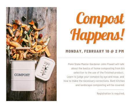 A white trash can on its side with scraps of food spilling out onto the floor