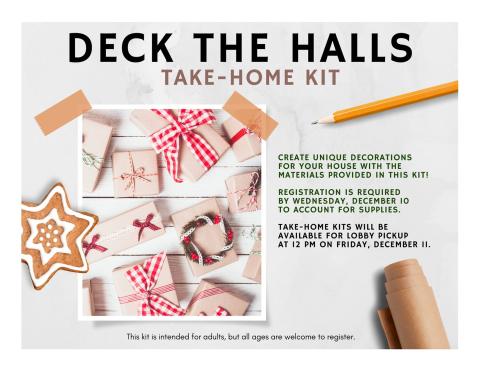 White background with pencil, paper, snowflake cookie and a picture of brown paper wrapped presents