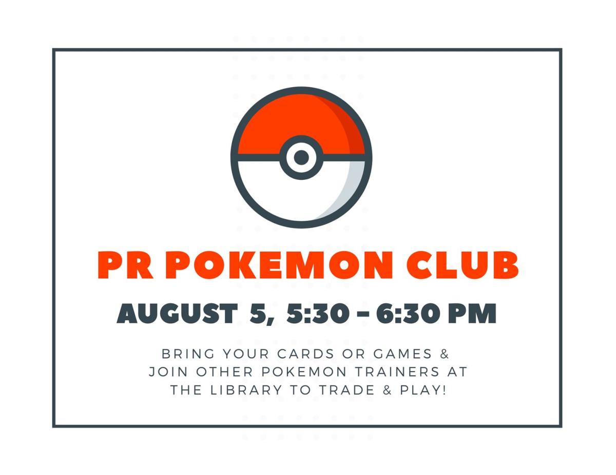 Poke Ball with white background and text saying program name and information