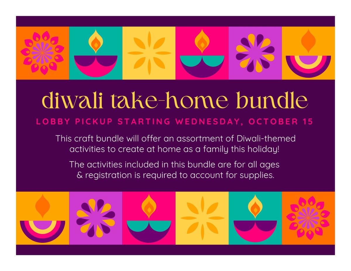 Purple background with a variety of colorful cartoon images of light