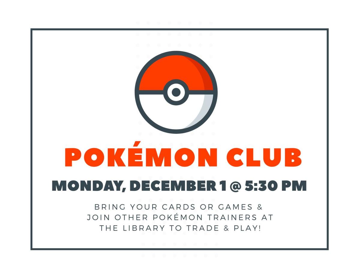 Poke Ball with white background and text saying program name and information